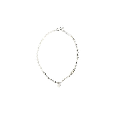 Alexander McQueen White Brass Necklace
