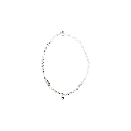 Alexander McQueen White Brass Necklace