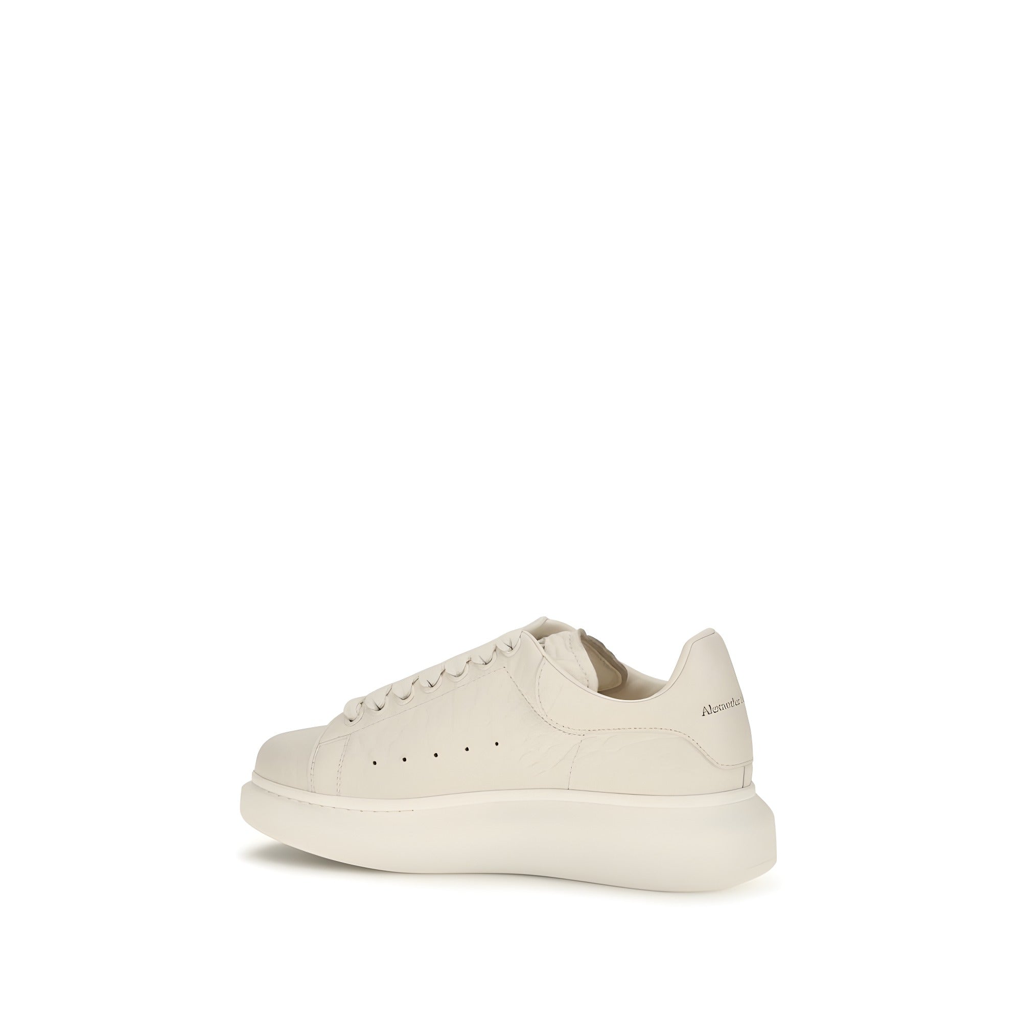 Alexander McQueen White Leather Chunky Sneakers