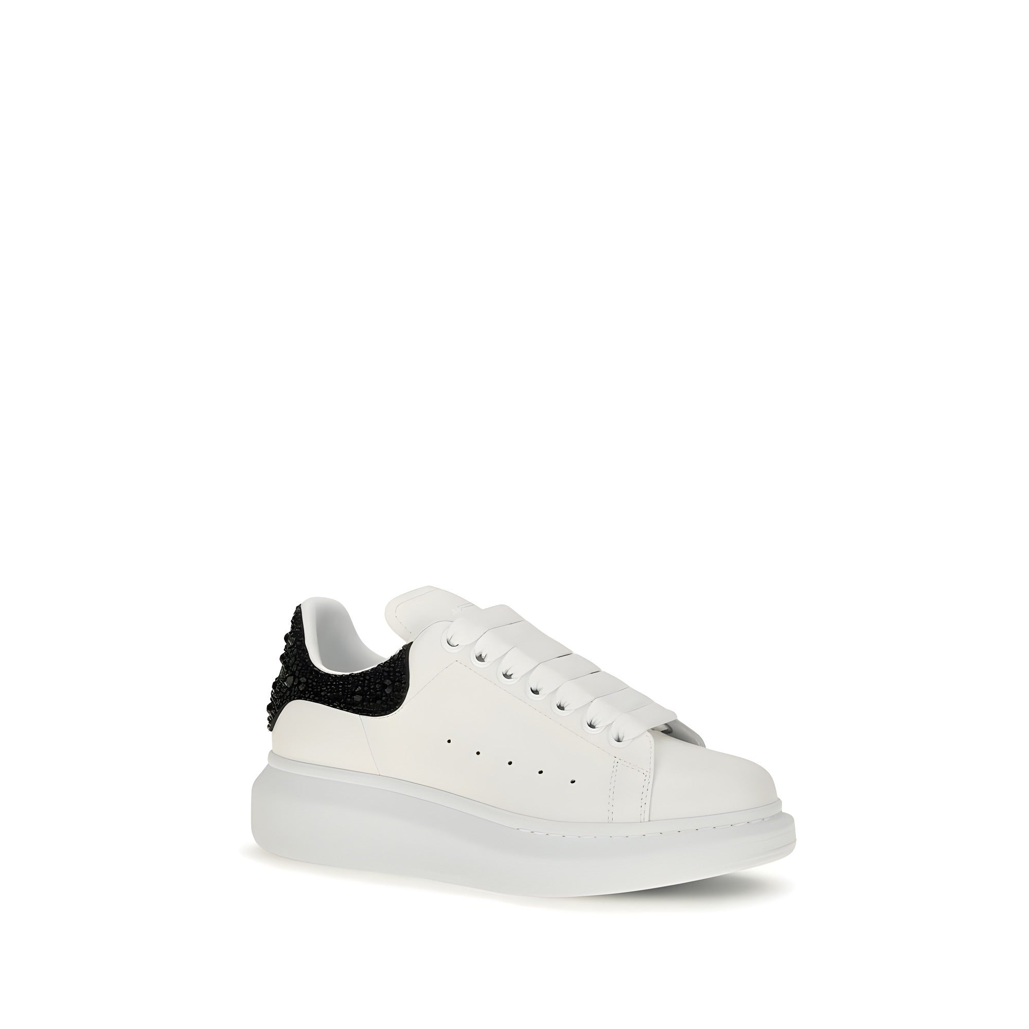 Alexander McQueen White Calf Leather Chunky Sneakers
