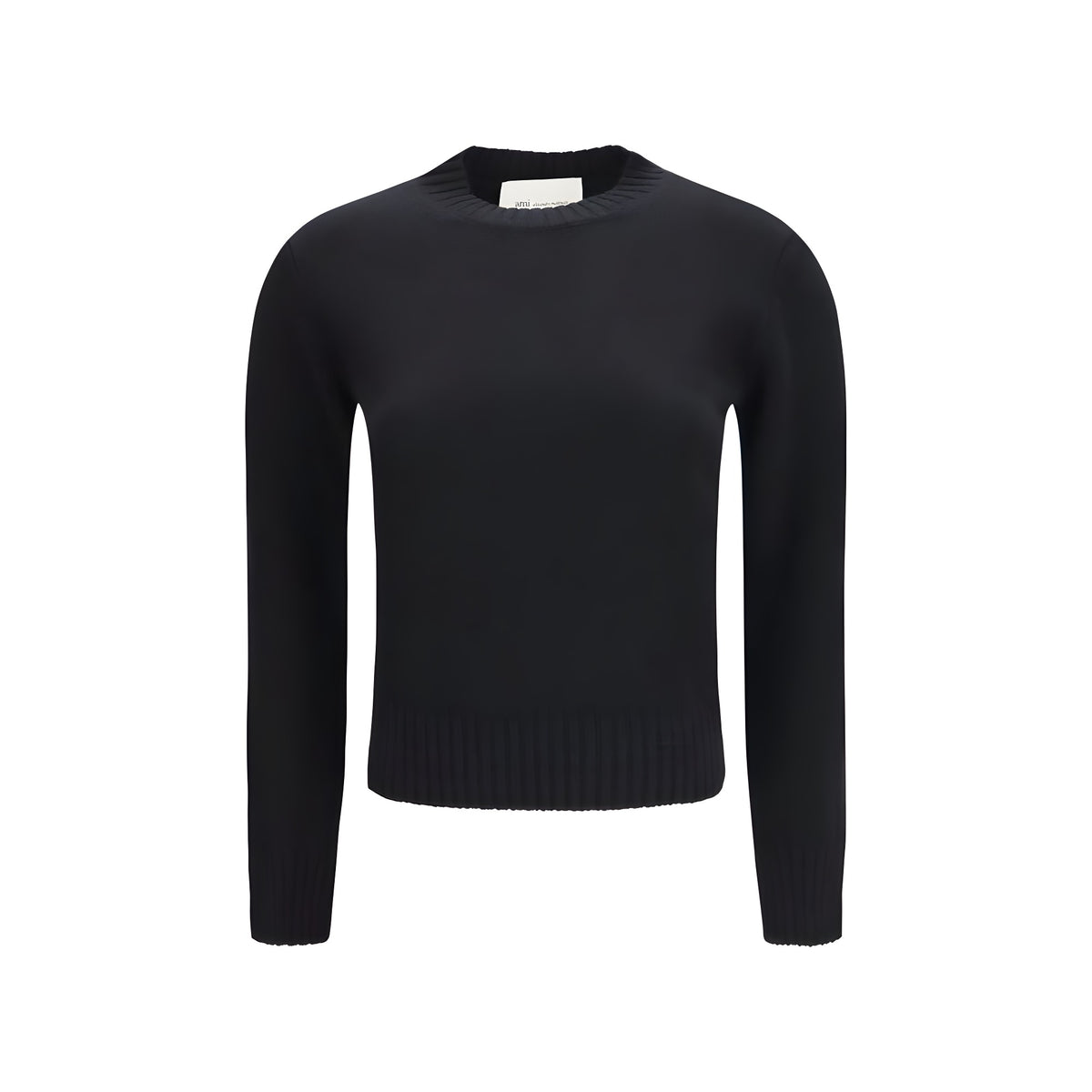 Ami Paris Black Wool Oves Aries Sweatshirt