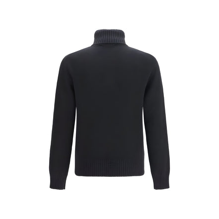 Ami Paris Black Wool Oves Aries Sweatshirt