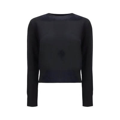 Ami Paris Black Wool Sweatshirt