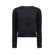 Ami Paris Black Wool Sweatshirt