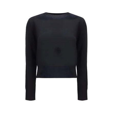 Ami Paris Black Wool Sweatshirt