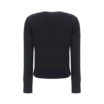 Ami Paris Black Wool Sweatshirt