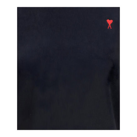 Ami Paris Black Wool Sweatshirt