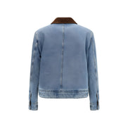 Ami Paris Blue Cotton Denim Jacket