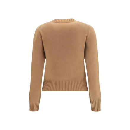 Ami Paris Brown Wool Sweatshirt