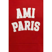 Ami Paris Red Cotton Sweatshirt