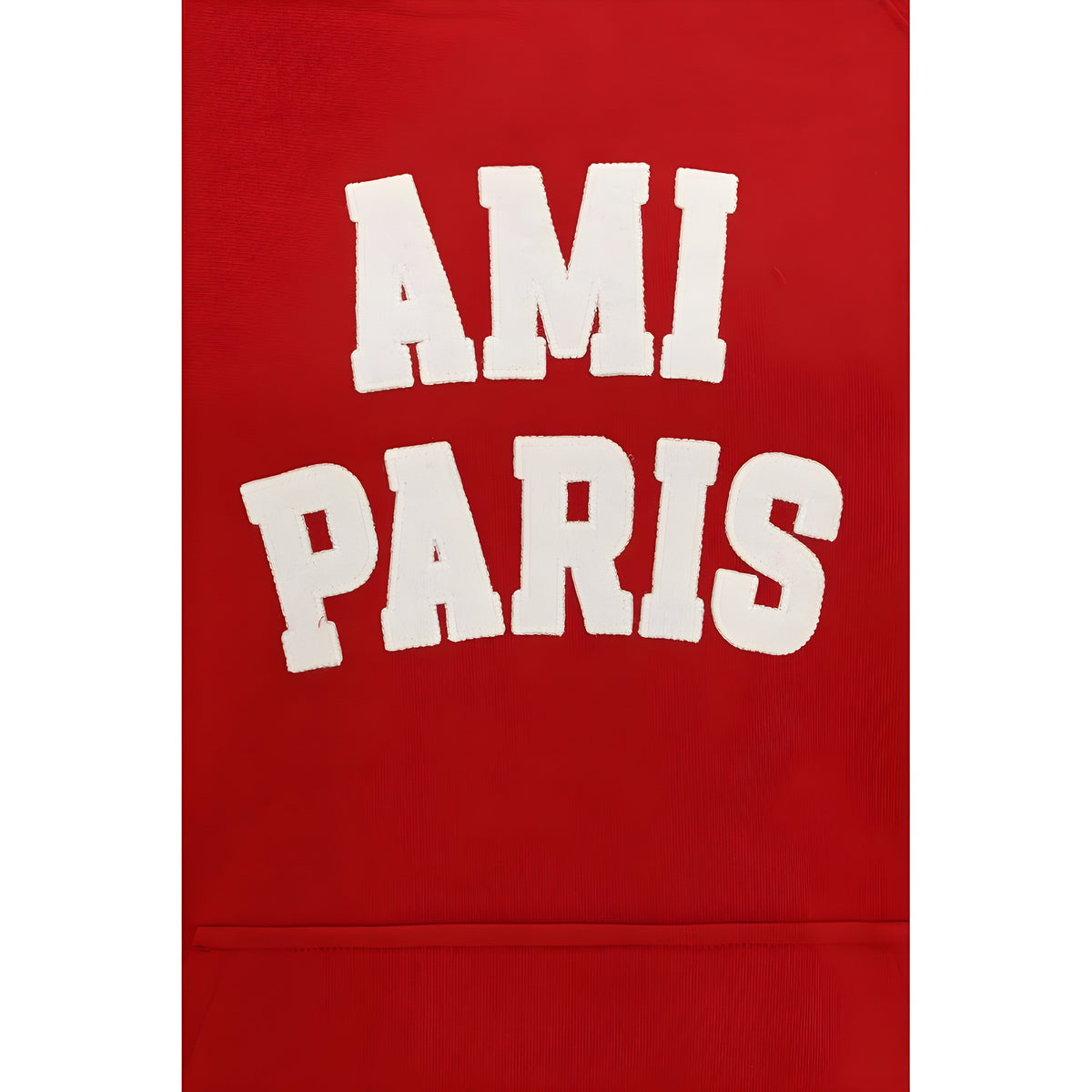 Ami Paris Red Cotton Sweatshirt