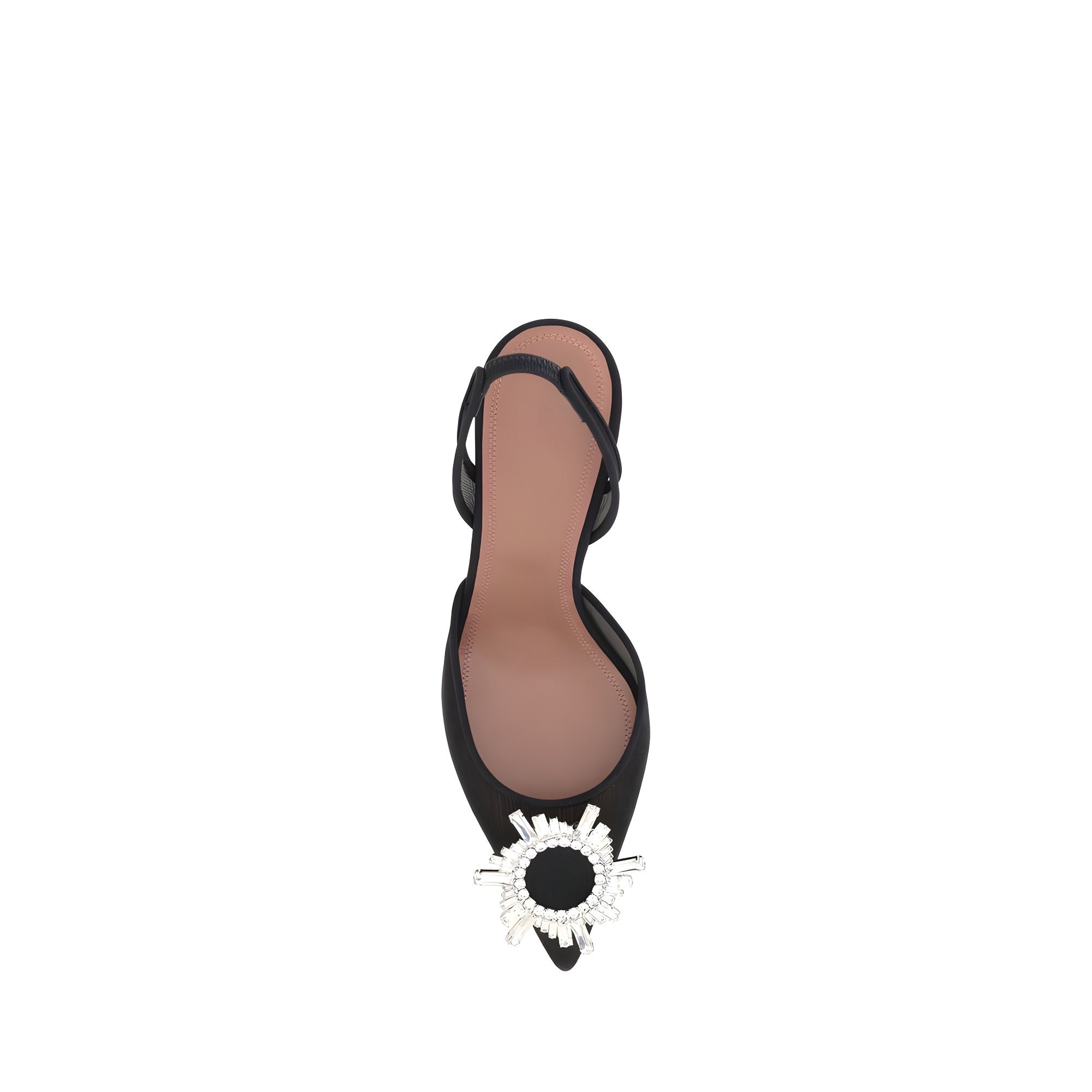 Amina Muaddi Black High Heel Pumps