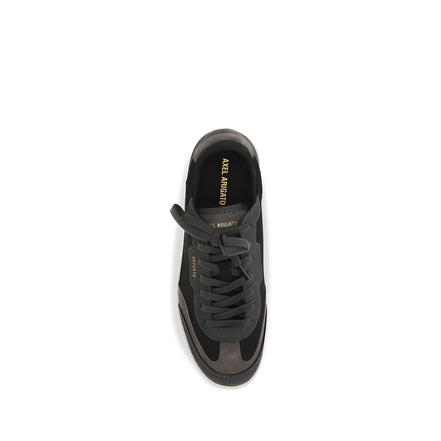Axel Arigato Black Nubuc Leather Athletic Sneakers