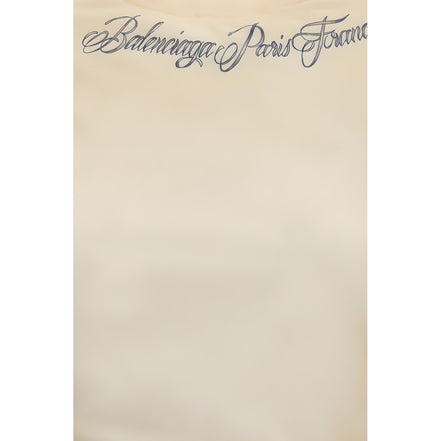 Balenciaga Beige Cotton T-Shirt