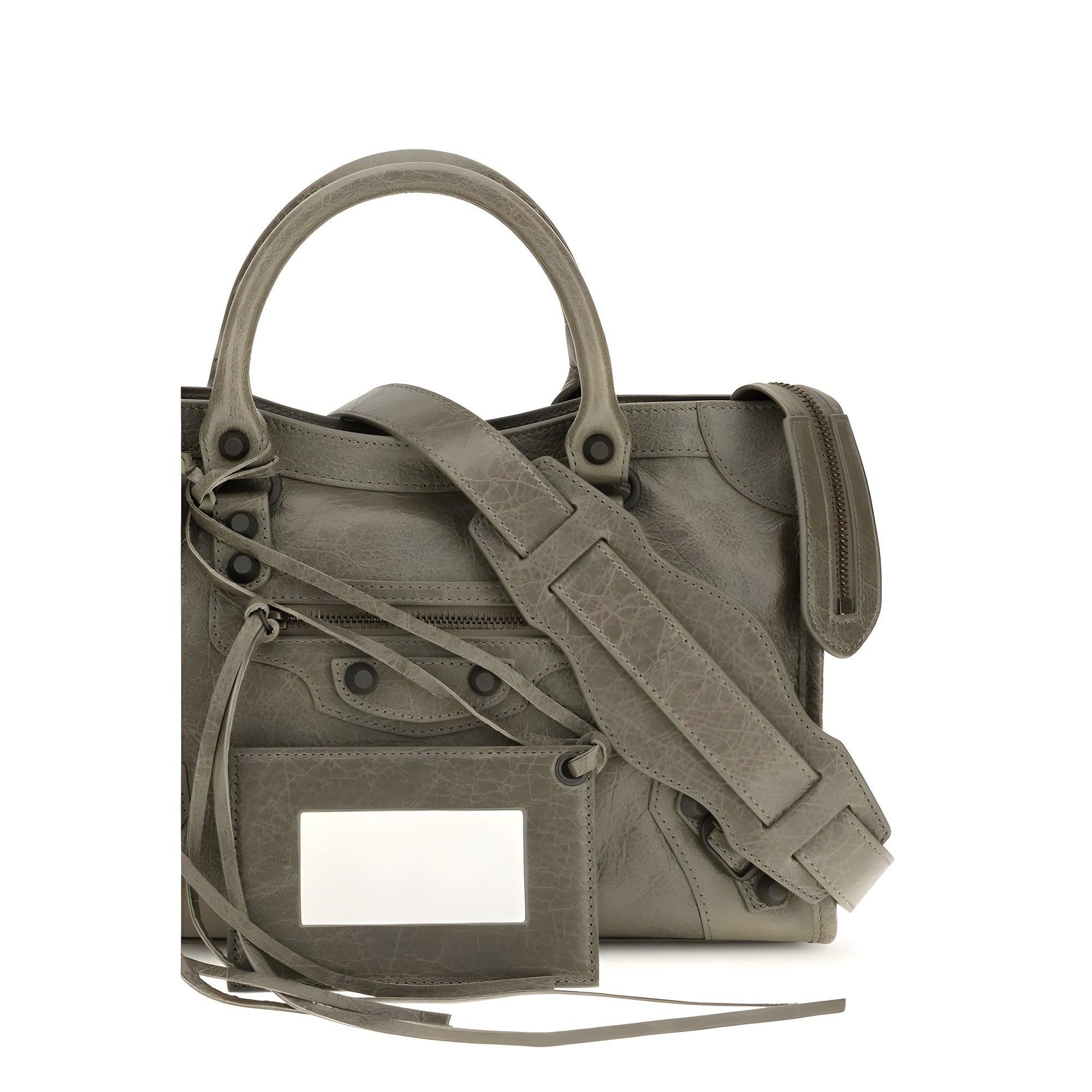 Balenciaga Bicolor Lamb Leather Handbag