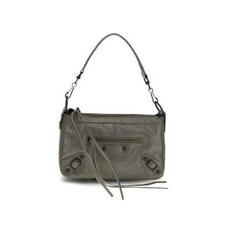Balenciaga Bicolor Leather Shoulder Bag