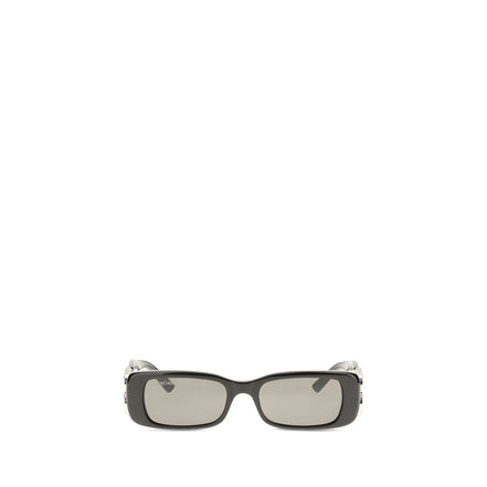 Balenciaga Black Acetate Sunglasses