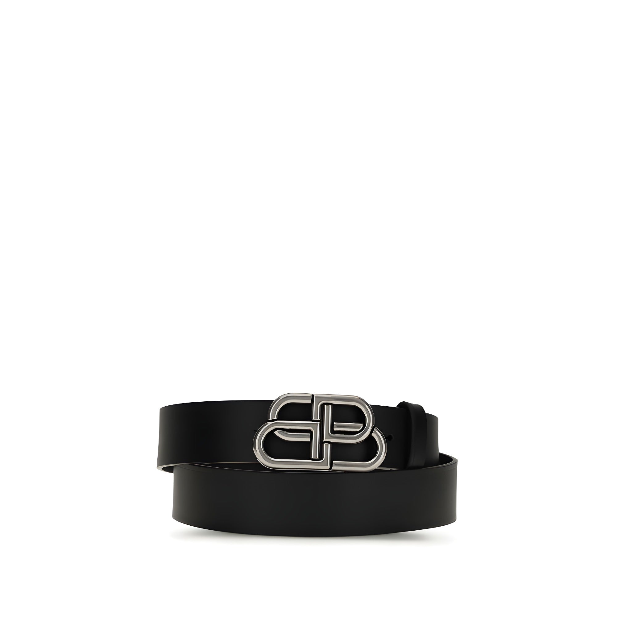 Balenciaga Black Calf Leather Belt