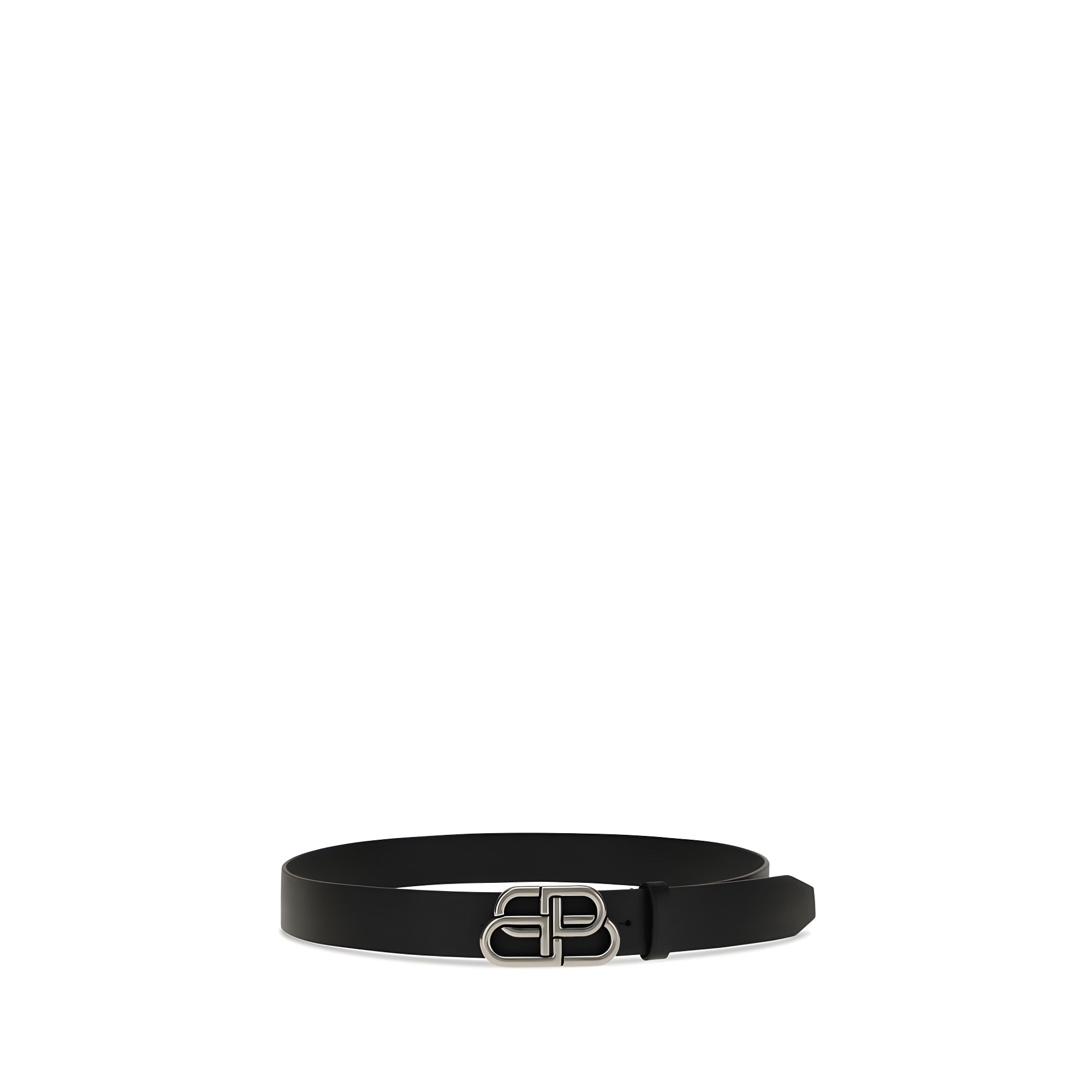 Balenciaga Black Calf Leather Belt