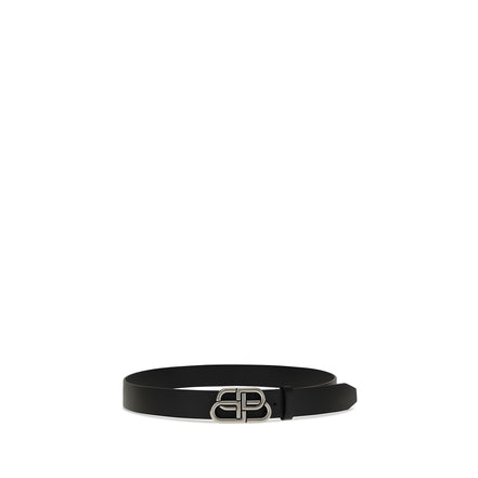 Balenciaga Black Calf Leather Belt