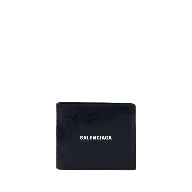 Balenciaga Black Calf Leather Wallet