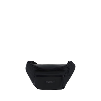 Balenciaga Black Nylon Belt Bag