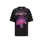 Balenciaga Black Cotton T-Shirt