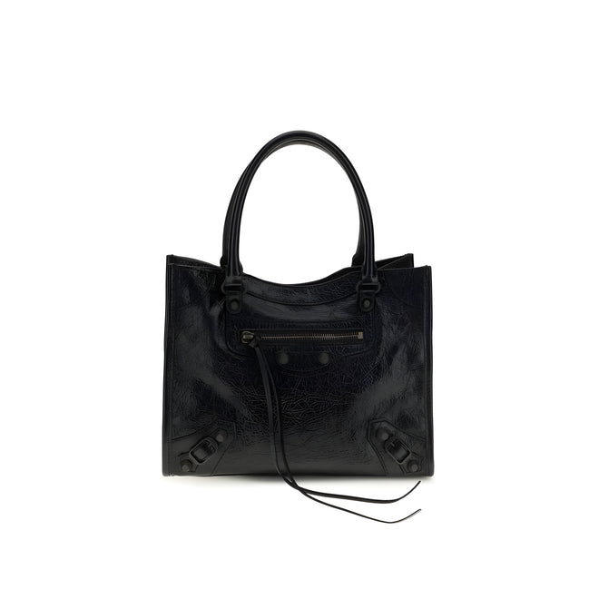 Balenciaga Black Leather Shoulder Bag