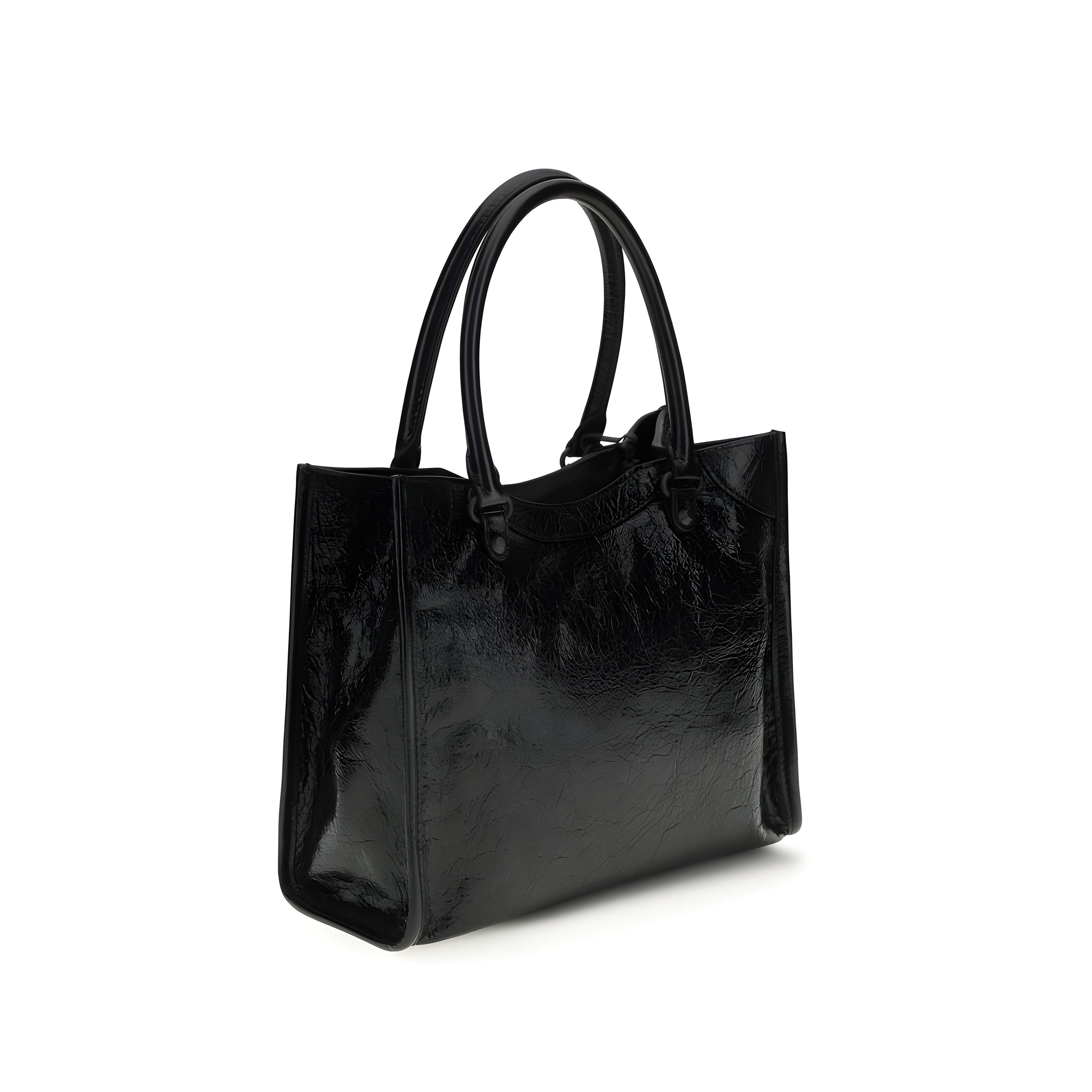 Balenciaga Black Leather Shoulder Bag