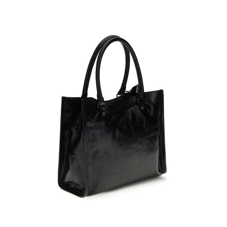 Balenciaga Black Leather Shoulder Bag