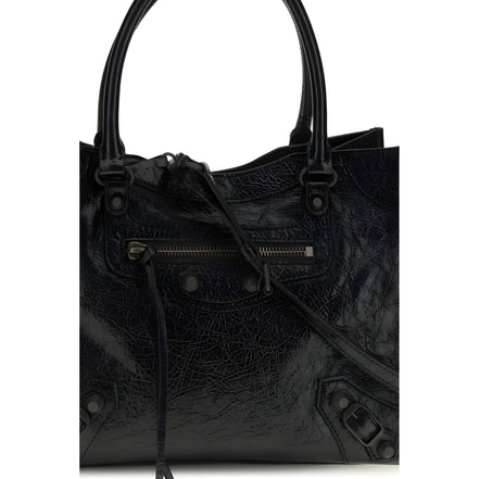 Balenciaga Black Leather Shoulder Bag