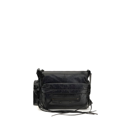 Balenciaga Black Lambskin Shoulder Bag