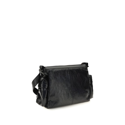 Balenciaga Black Lamb Ovis Aries Aries Shoulder Bag