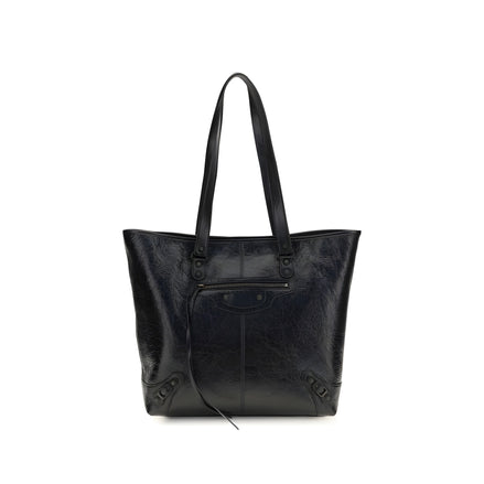 Balenciaga Black Leather Shoulder Bag