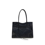 Sac bandoulière Balenciaga en agneau noir Ovis Aries Aries