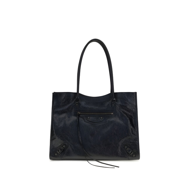 Sac bandoulière Balenciaga en agneau noir Ovis Aries Aries