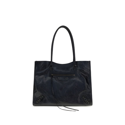 Sac bandoulière Balenciaga en agneau noir Ovis Aries Aries