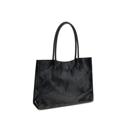 Sac bandoulière Balenciaga en agneau noir Ovis Aries Aries