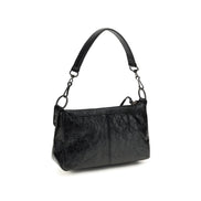 Sac à main Balenciaga en cuir d'agneau Ovis Aries Aries noir