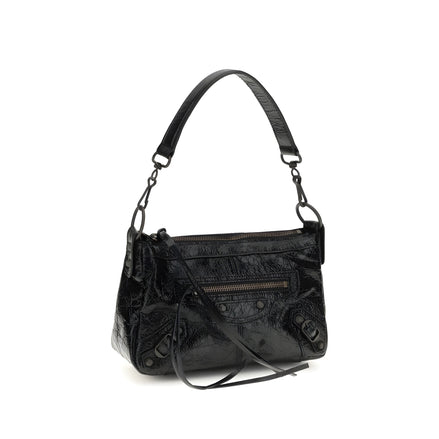 Balenciaga Black Leather Shoulder Bag