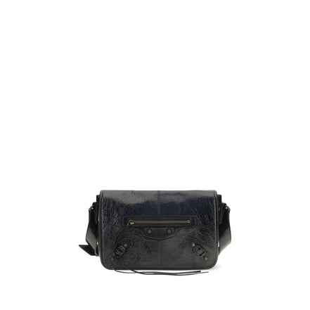 Balenciaga Black Leather Shoulder Bag