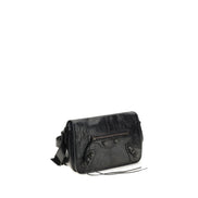 Balenciaga Black Leather Shoulder Bag