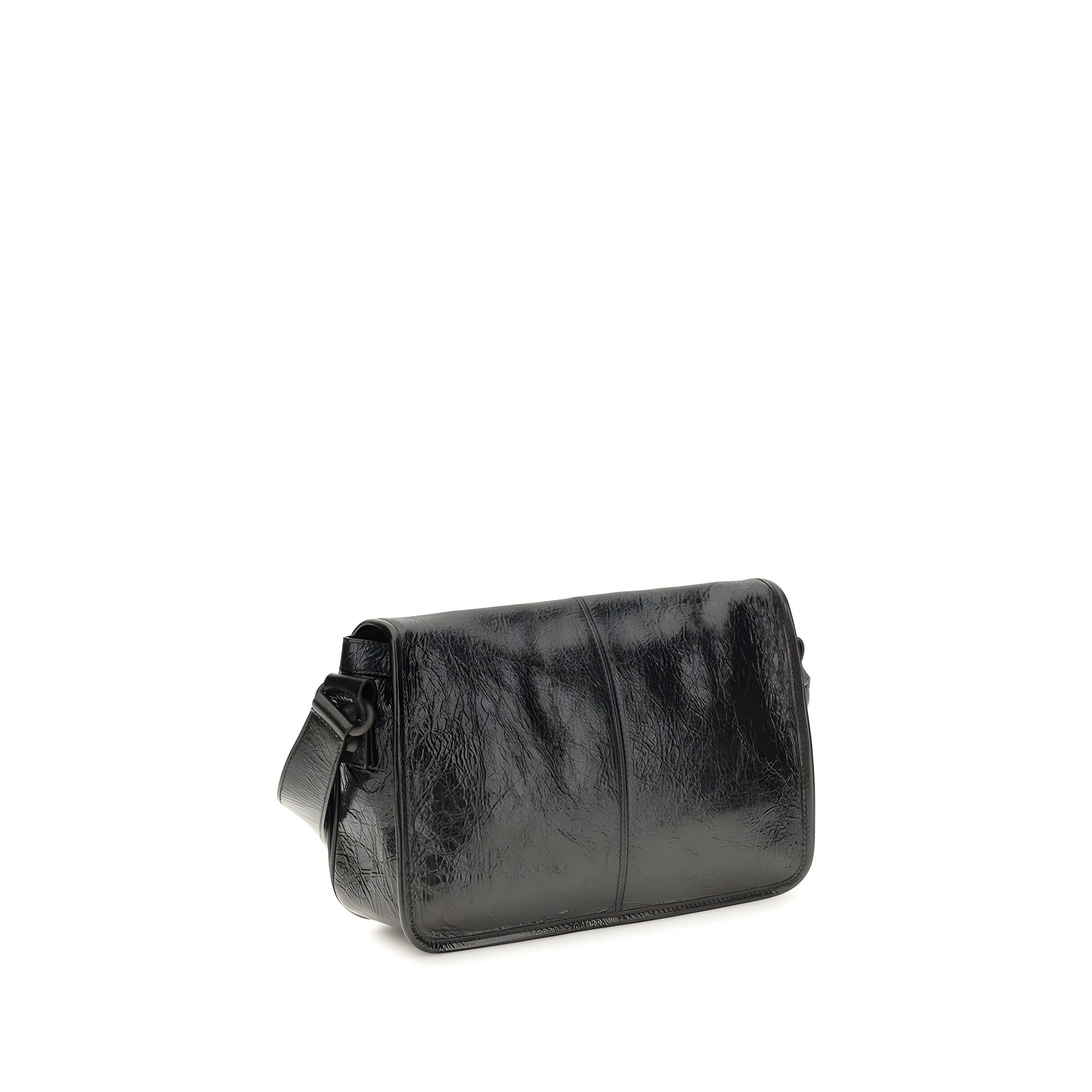 Balenciaga Black Leather Shoulder Bag