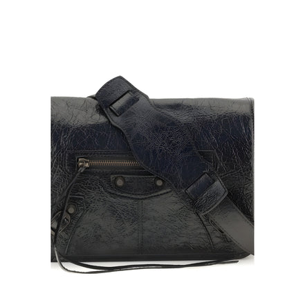 Balenciaga Black Leather Shoulder Bag