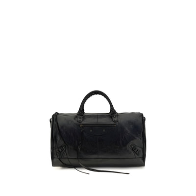 Balenciaga Black Lamb Ovis Aries Shoulder Bag