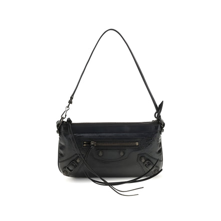Balenciaga Black Leather Shoulder Bag