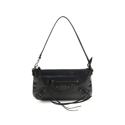 Balenciaga Black Leather Shoulder Bag
