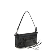 Balenciaga Black Leather Shoulder Bag