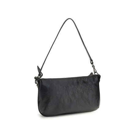 Balenciaga Black Leather Shoulder Bag