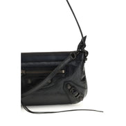 Balenciaga Black Leather Shoulder Bag